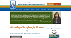 Desktop Screenshot of cacj.org